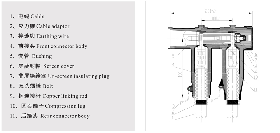 15kv屏蔽型后接头