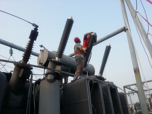 福建飞桥110KV干式变压器套管运行